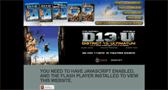 Desktop Screenshot of district13ultimatummovie.com